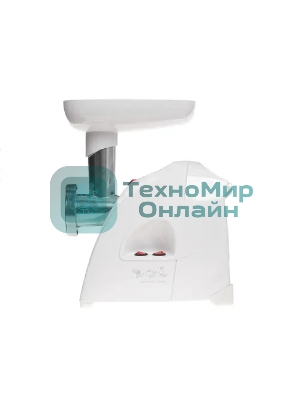 Мясорубка электрическая Аксион М41.04 белый, 1700 Вт, 2.0 кг/мин, реверс, защита от перегрузки, насадки - 4