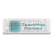 Комплект клавиатура+мышь A4Tech FStyler FG1010S беспроводной, USB, 2000 DPI, белый/серый