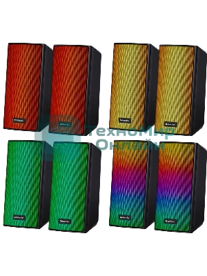 Акустическая система 2.0 Defender Spitfire black (6Вт, питание от USB, bluetooth)