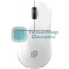 Мышь беспроводная Oklick 900GMW белый, 26000 dpi, радиоканал, Bluetooth, USB, кнопки - 6