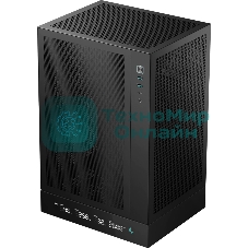 Компьютерный корпус Deepcool CH170 DIGITAL черный без БП mini-ITX 1x120мм 1xUSB 2.0 1xUSB 3.0 audio bott PSU