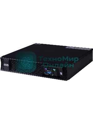 Источник бесперебойного питания Powercom Next, On-Line, 1000VA/1000W, Rack/Tower, 8*IEC320-C13, LCD, Serial+USB, SmartSlot, подкл. доп. Бат.