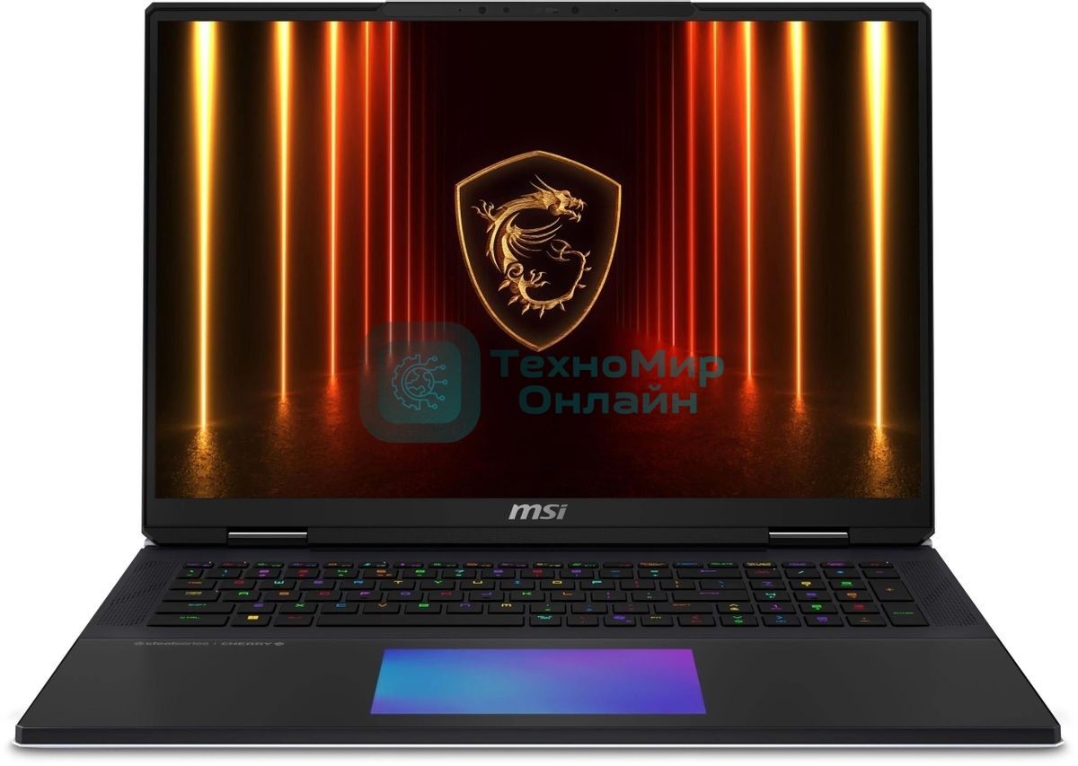 Ноутбук MSI Titan 18 HX AI A2XWJG-206RU черный Core Ultra 9 285HX 64Gb SSD 4Tb NVIDIA GeForce RTX 5090 для ноутбуков 24Gb 18