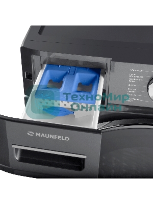 Стиральная машина Maunfeld MFWM127ISB02 графит, загрузка фронтальная 7кг, 1200 об/мин., класс: A+++