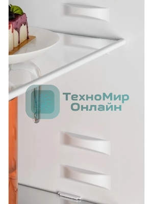 Холодильник Nordfrost NRB 152 ME бежевый мрамор двухкамерный 205/115 л морозилка снизу, капельная система