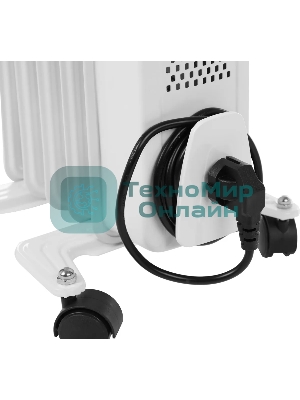 Обогреватель масляный Ballu Comfort BOH/CM-05WDN 1000 (5 секций) белый, 1000 Вт, 15 м2, термостат