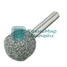 Шарошка абразивная Denzel шар, 19 мм, для дрели, хвостовик d6 мм, 63С