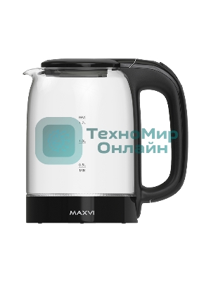Чайник электрический Maxvi KE1741G черный