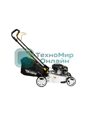 Газонокосилка бензиновая Kranz KR-430NSP несамоходная, 150 см3, 43 см