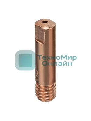 Токосъемный наконечник под проволоку Denzel 1,2 мм, М5х24, E-CU, 20 шт для MIG горелки тип 15