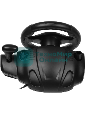 Игровой руль DEFENDER (64067) Rager черн,PC/PS/Xbox/Switch,педали