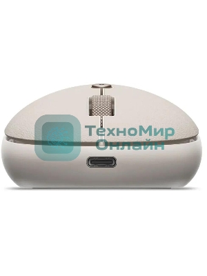 Мышка компьютерная Satechi OntheGo Bluetooth Mouse with USB-C Rechargeable Battery, песочный