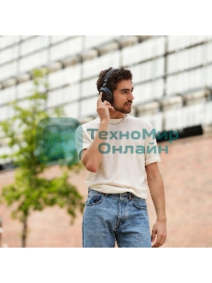 Беспроводные/проводные наушники Sennheiser Momentum 4 Wireless черный, полноразмерные, Bluetooth + Jack 3.5 мм, активное шумоподавление, до 60 ч