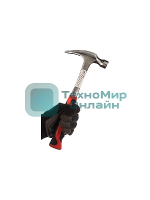 Молоток-гвоздодер Matrix 10463 570 г, цельнометаллический, двухкомпонентная рукоятка