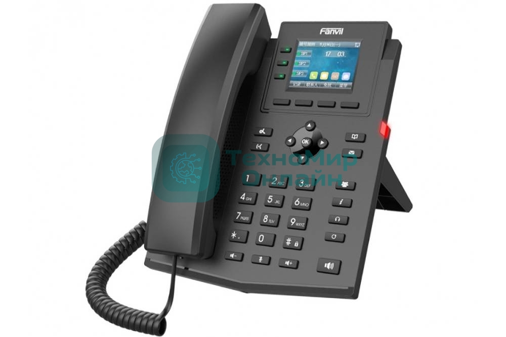 Телефон IP Fanvil X303-2 Wire черный