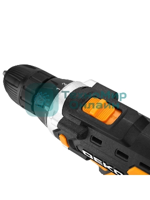Дрель-шуруповерт Deko Banger 20V ONE+, 20 В, 1,5 Ач, 42 Нм, щеточный