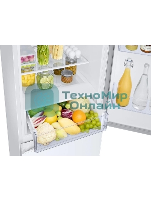 Холодильник Samsung RB34C670EWW/EF белый двухкамерный 230/114л морозилка снизу, No Frost