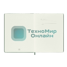 Блокнот MOLESKINE Classic, 192стр, в клеточку, твердая обложка, зеленый qp091k15