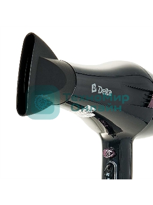 Фен Delta DL-0908 черный/коричневый, 2000 Вт