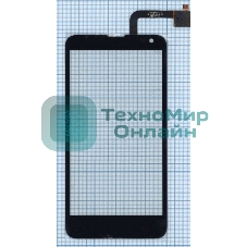 Сенсорное стекло (тачскрин) для Fly IQ4514 EVO Tech 4, черное