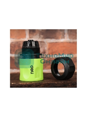 Соединитель быстросъемный с аквастопом для поливочных шлангов 1/2