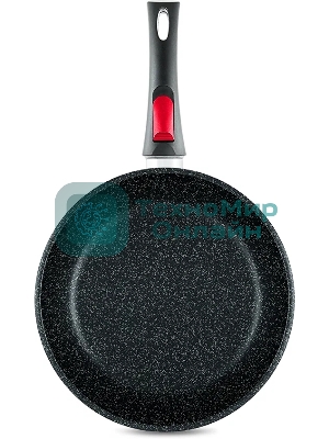 Сковорода 24 литая Индукция Гранит с/р НМП