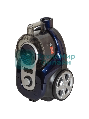 Пылесос JVC JH-VC430 синий, 360/2100 Вт, уборка сухая, пылесборник контейнер, 2.5 л