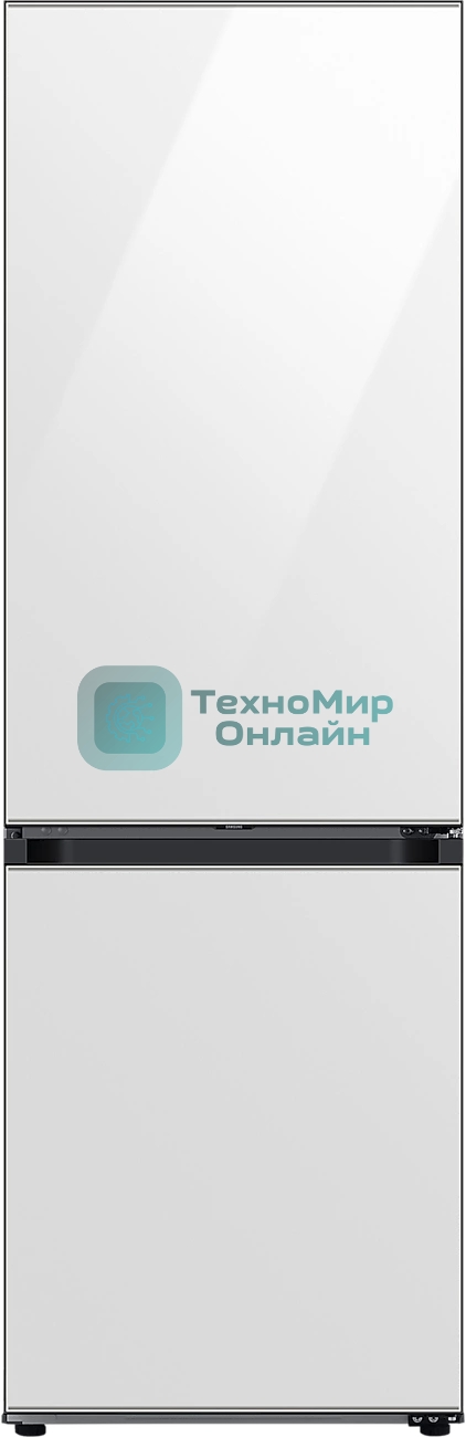 Холодильник Samsung RB34C7B5E12/EF белый стекло двухкамерный 230/114л морозилка снизу, No Frost