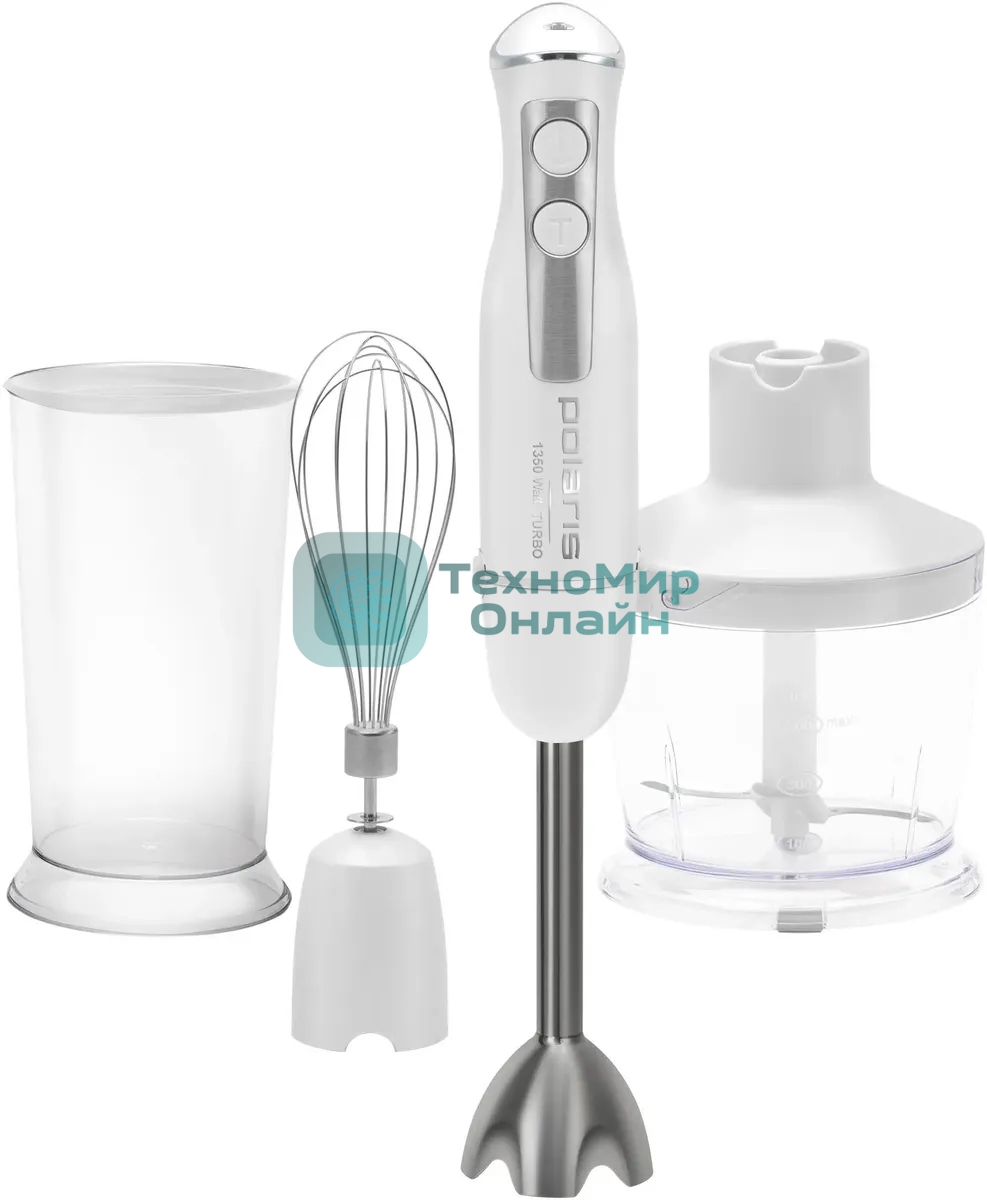 Блендер погружной Polaris PHB 1385 1350 Вт, белый