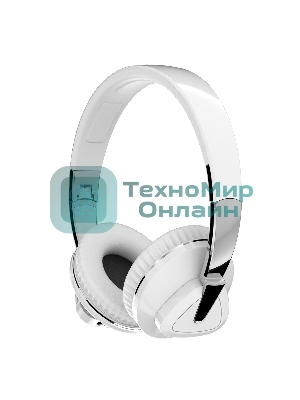 Беспроводные/проводные наушники More Choice HW33 белый, накладные, Bluetooth + проводной, до 10 ч