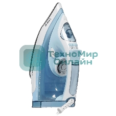 Утюг Atlanta ATH-5544 голубой/белый, 2200 Вт, 32 г/мин, 85 г/мин, 400 мл