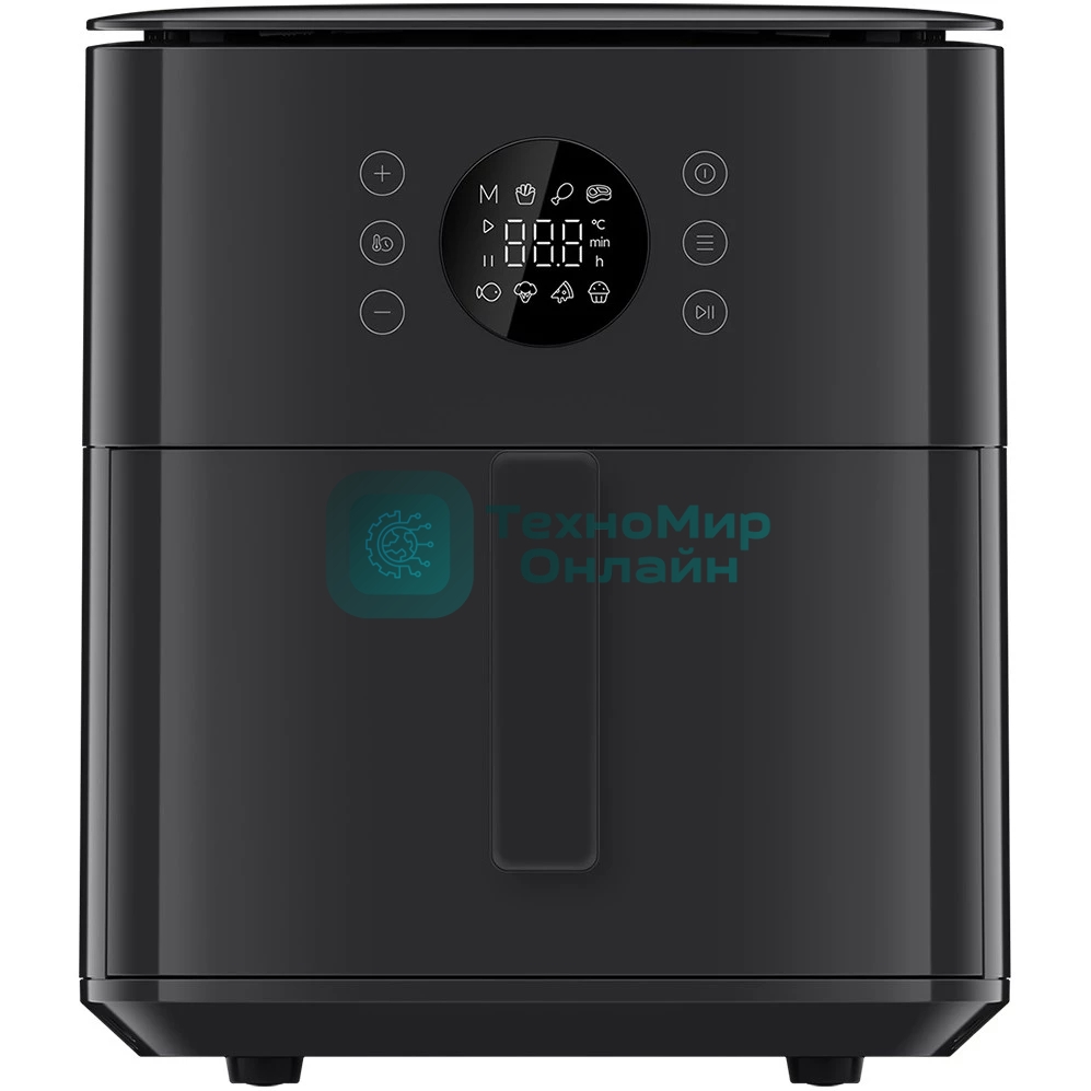 Аэрогриль Xiaomi Smart Air Fryer BHR083NEU черный, 1700 Вт, 6.5 л, сенсор, 7 программ