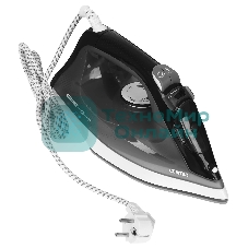 Утюг Centek CT-2307 черный/белый, 2800 Вт, 60 г/мин, 190 г/мин, 300 мл