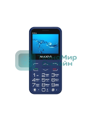 Мобильный телефон Maxvi B231ds синий