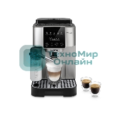 Кофемашина автоматическая DeLonghi ECAM220.80.SB серебристый, исп. кофе - молотый/зерновой, 1.8 л, 1450 Вт, 15 Бар.