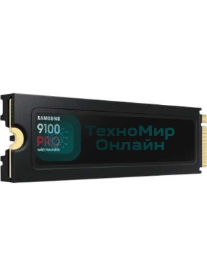 Накопитель SSD 4Tb Samsung 9100 PRO, M.2, PCI-E 5.0 x4, TLC 3D NAND R/W - 14800/13400 Mb/s с радиатором