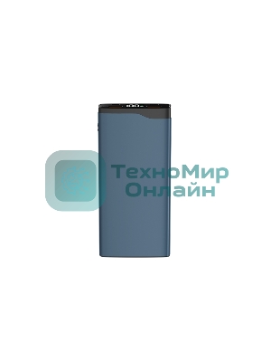 Портативный аккумулятор OLMIO QL-10, 10000mAh, 22.5W, QuickCharge3.0/PowerDelivery, LCD, голубой