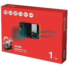 Накопитель SSD ADATA XPG GAMMIX S55, 1Tb, PCIe 4.0 x4, 2230, NVMe, R/W 5000/3700