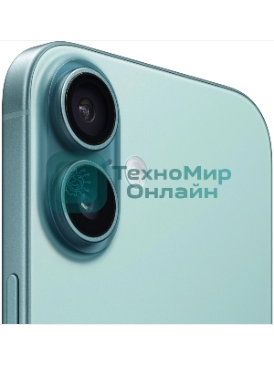 Смартфон Apple iPhone 16 A3287, 8/128Gb, бирюзовый