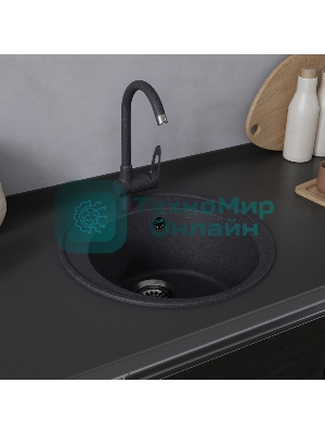 Кухонная мойка Maunfeld Medusa 485 MFQS-485DGR темно-серый