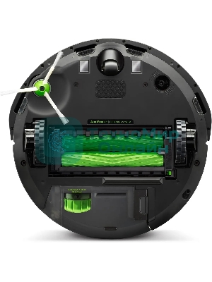 Робот-пылесос IROBOT Roomba i3+, серый/черный i355840plus_rnd