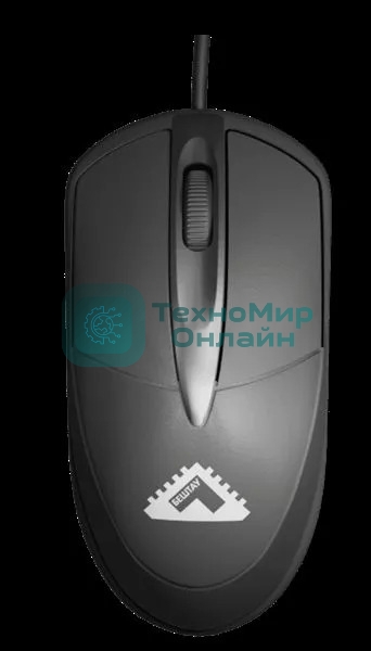 Мышь проводная БЕШТАУ М100РУ черный, 1200 dpi, USB, кнопки - 3