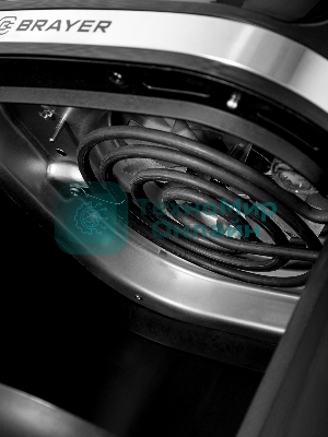 Аэрогриль Brayer 2038BR черный, 1600 Вт, 7 л, сенсор, 12 программ