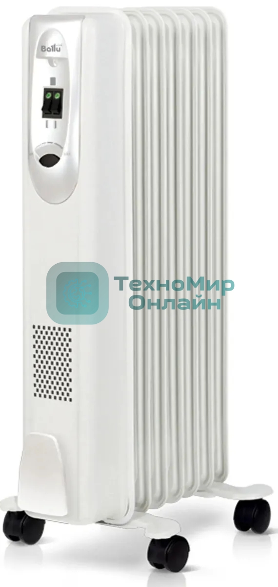 Обогреватель масляный Ballu Comfort BOH/CM-07WDN (7 секций) белый, 1500 Вт, 20 м2, термостат