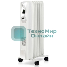 Обогреватель масляный Ballu Comfort BOH/CM-07WDN (7 секций) белый, 1500 Вт, 20 м2, термостат