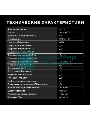 Телевизор Hyundai 65