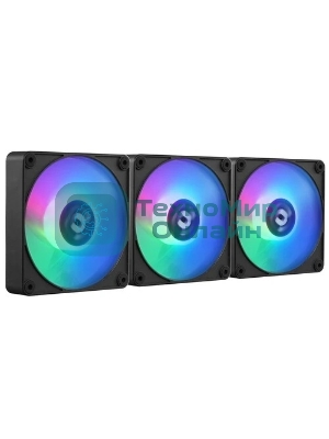 Вентилятор для корпуса Thermaltake CT140 EX Sync Reverse ARGB 140х140x25 черный 4-pin 32.8дБ (упак.:3шт) (CL-F193-PL14SW-A) Ret