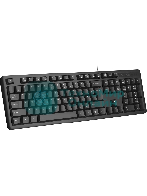 Клавиатура проводная A4Tech KKS-3, USB, черный
