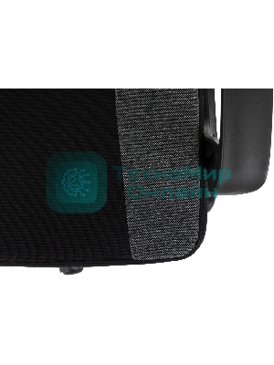 Кресло Zombie Carry черный/серый, экокожа, подголовник