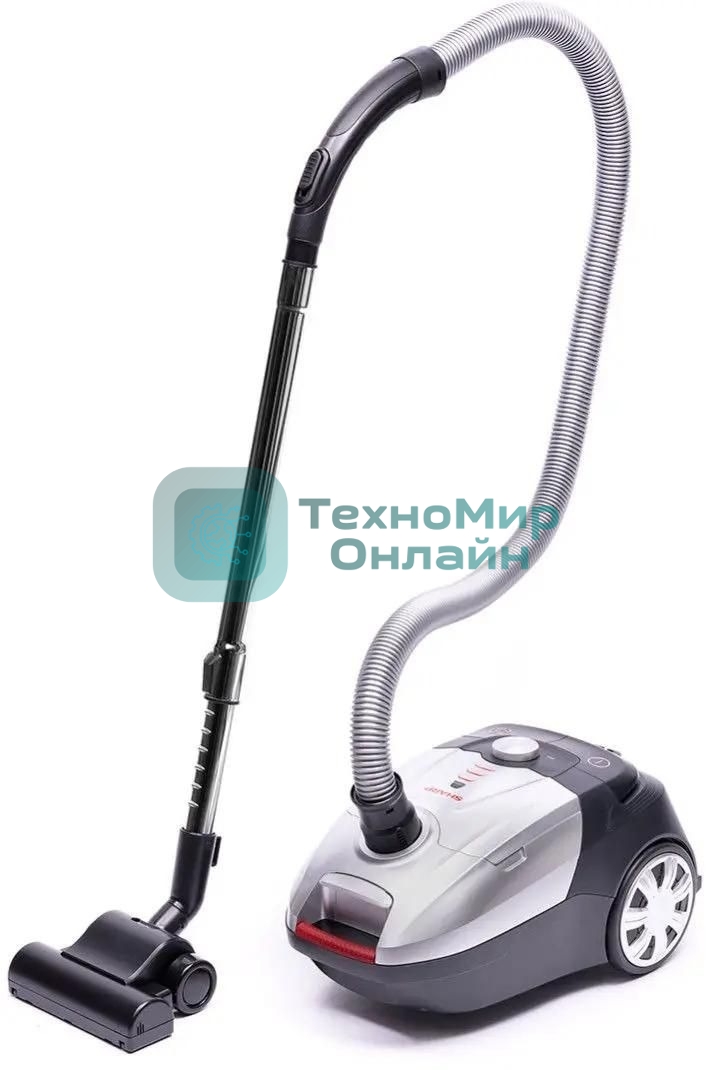Пылесос Sharp ECJB19RS серебристый, 350/1900 Вт, уборка сухая, пылесборник мешок 2.3 л